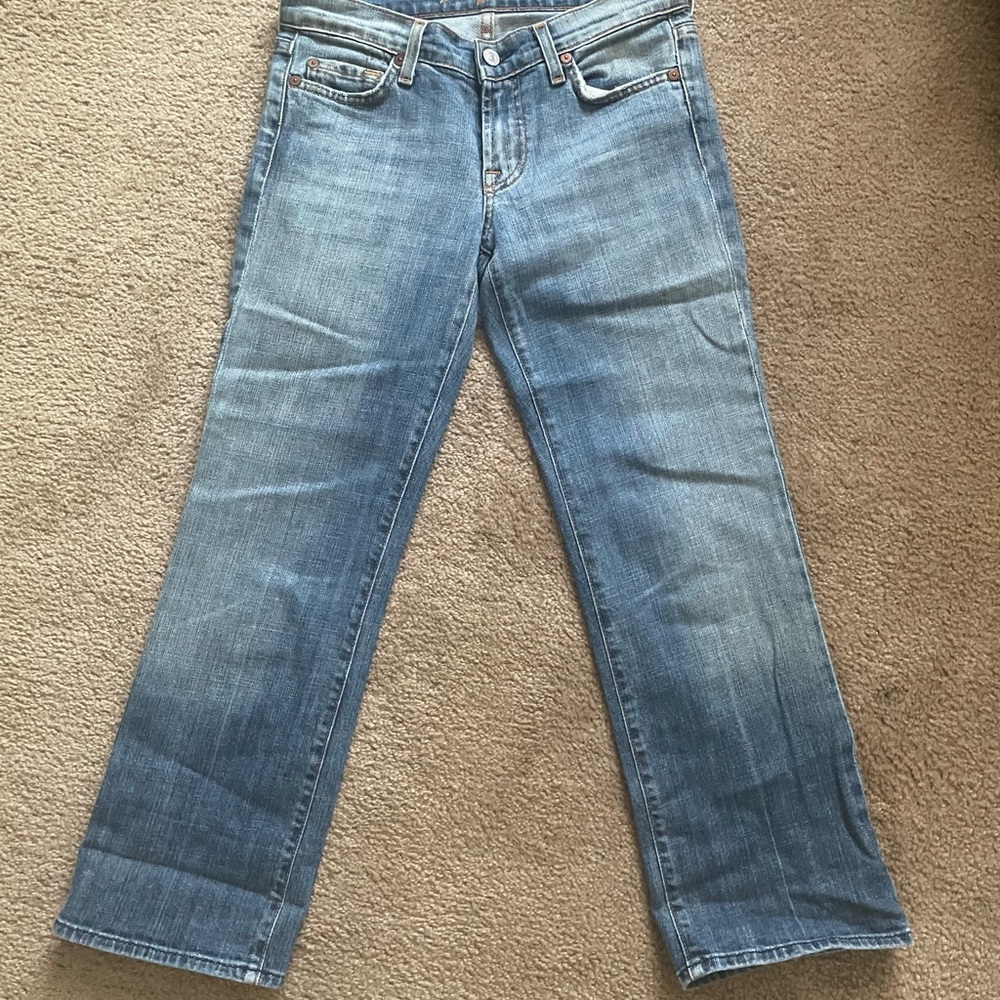 7 For All Mankind Light Blue Women Jeans